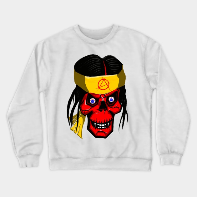 Red Vampire Crewneck Sweatshirt by BertanB